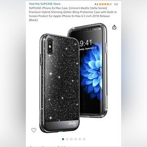 SUPCASE iPhone XS Max Stella Series Black Case